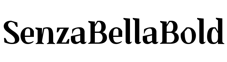 SenzaBella Bold  لخطوط تنزيل
