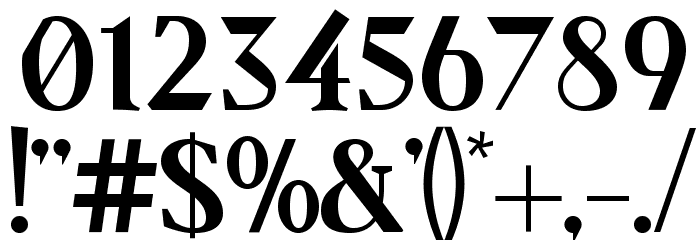 SenzaBella Bold Font OTHER CHARS