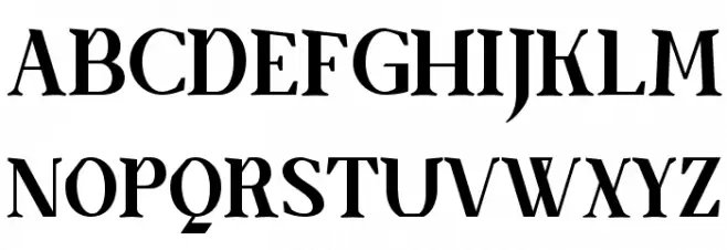 SenzaBella Bold フォント 大文字