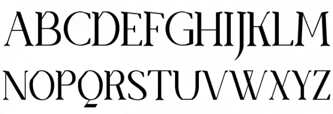 SenzaBella Light Schriftart Groß