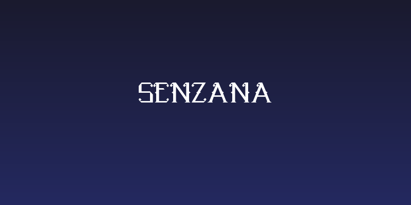 Senzana Social Header