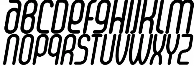 Senzi Bold Italic Шрифта ВЕРХНИЙ