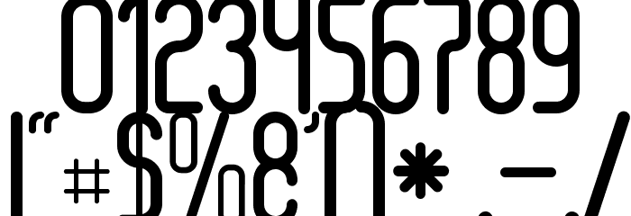 Senzi-Bold Font OTHER CHARS