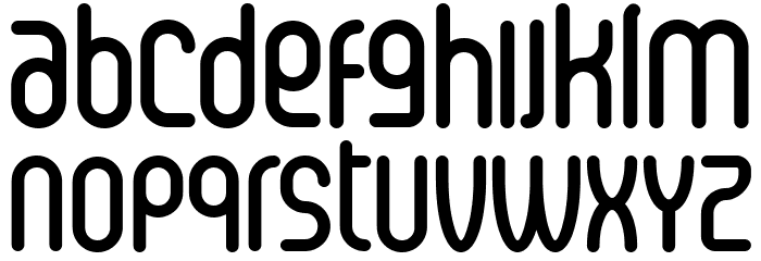 Senzi Bold Font LOWERCASE