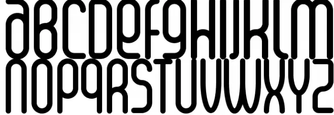 Senzi-Bold Schriftart Groß