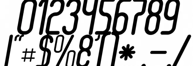 Senzi-BoldItalic Font OTHER CHARS