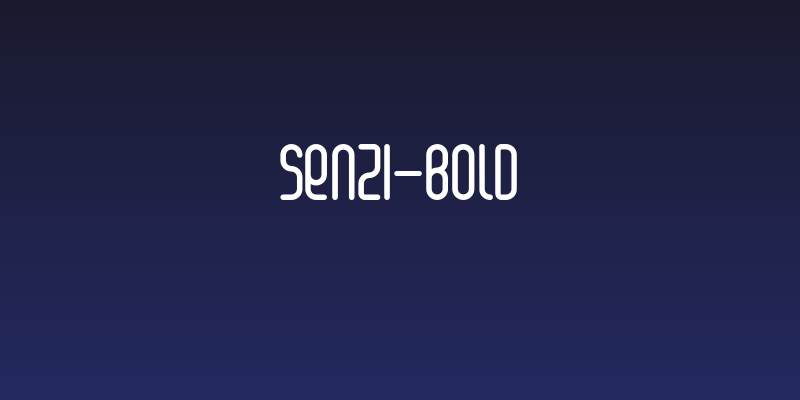 Senzi-Bold Social Header