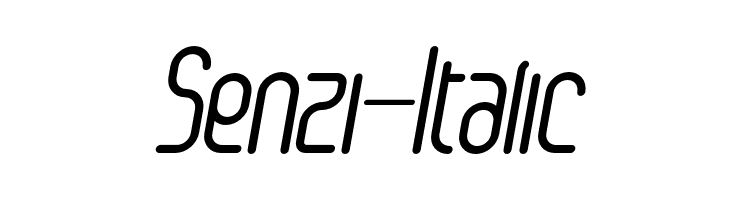 Senzi-Italic  لخطوط تنزيل