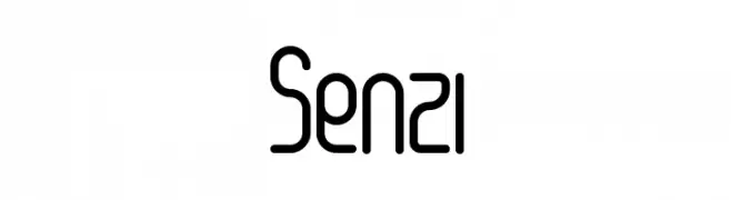 Senzi  Frei Schriftart Herunterladen
