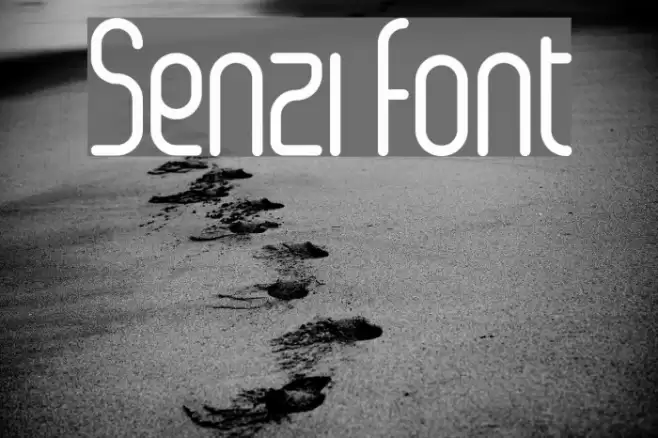 Senzi Font examples