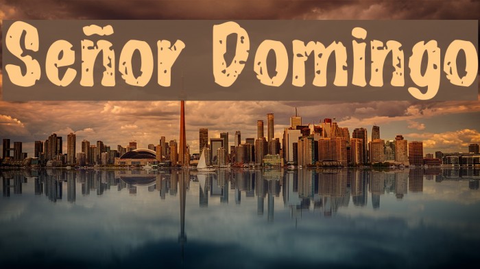 Señor Domingo Font examples