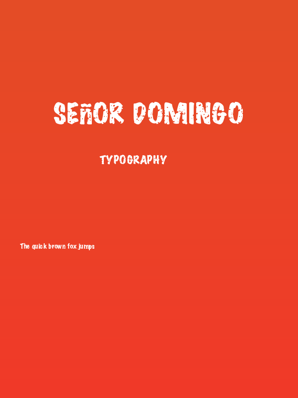Señor Domingo Poster