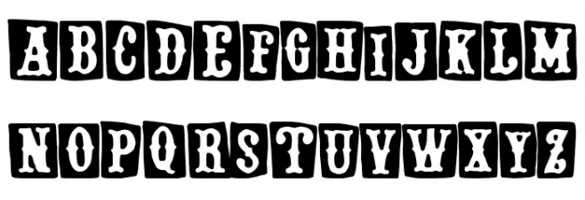 Señorita Esmeralda Schriftart Groß