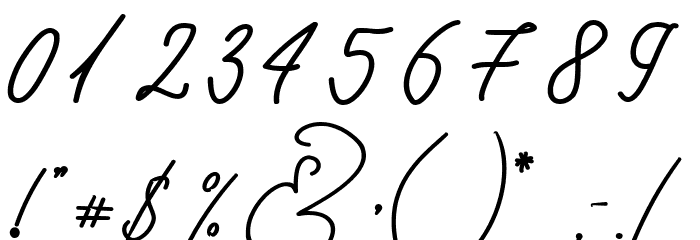 Seoul script Bold Font OTHER CHARS