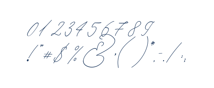 Seoul script Italic Other Characters