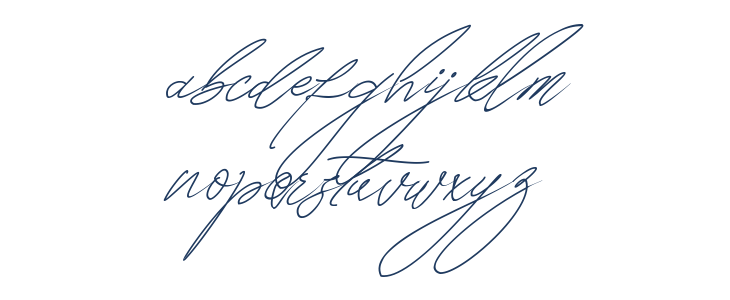 Seoul script Italic Lowercase