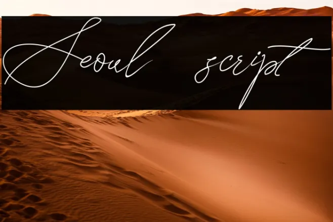 Seoul script Example 2