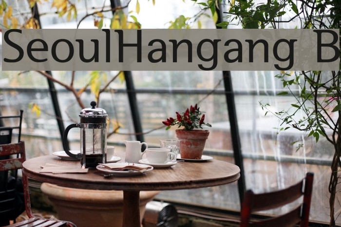 SeoulHangang B Font examples