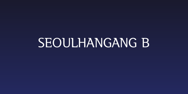 SeoulHangang B Social Header