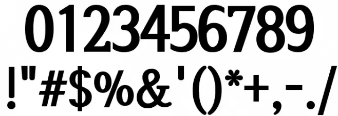 SeoulHangang CBL Font OTHER CHARS