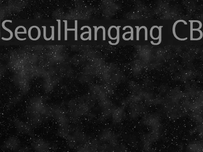 SeoulHangang CB Font examples