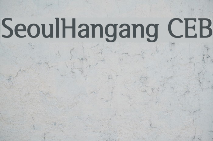 SeoulHangang CEB Font examples