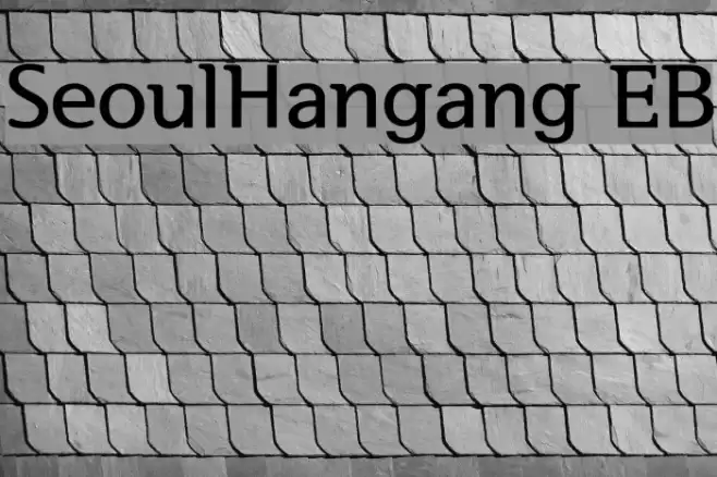 SeoulHangang EB Font examples