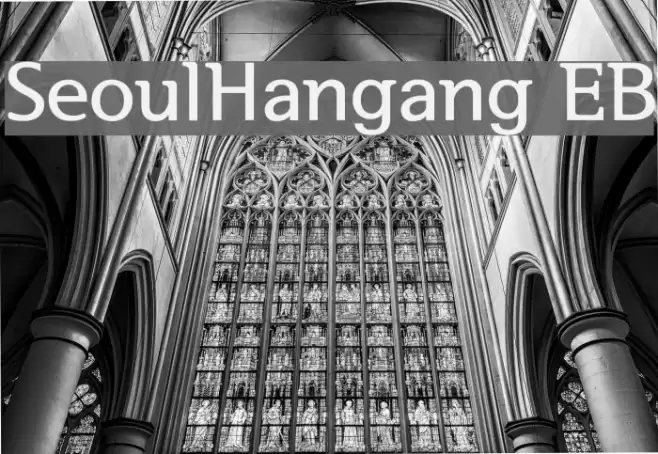 SeoulHangang EB Font examples