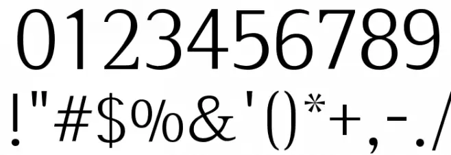 SeoulHangang L Font OTHER CHARS