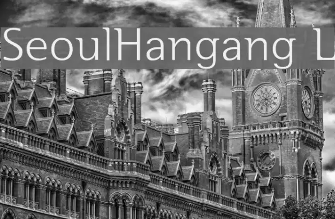 SeoulHangang L Font examples