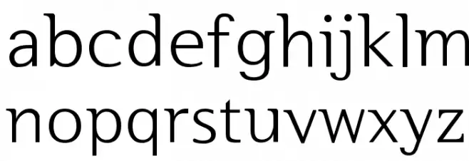 SeoulHangang L Schriftart Kleinbuchstaben