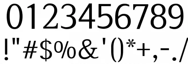 SeoulHangang M Font OTHER CHARS