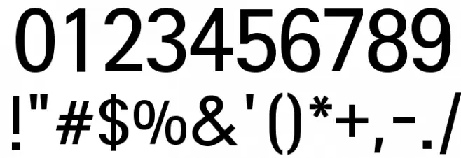 SeoulNamsan B Font OTHER CHARS