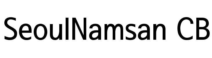 SeoulNamsan CB Font