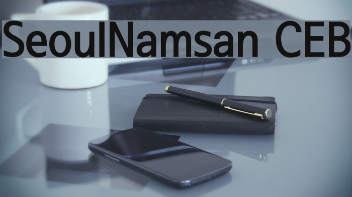 SeoulNamsan CEB Font examples
