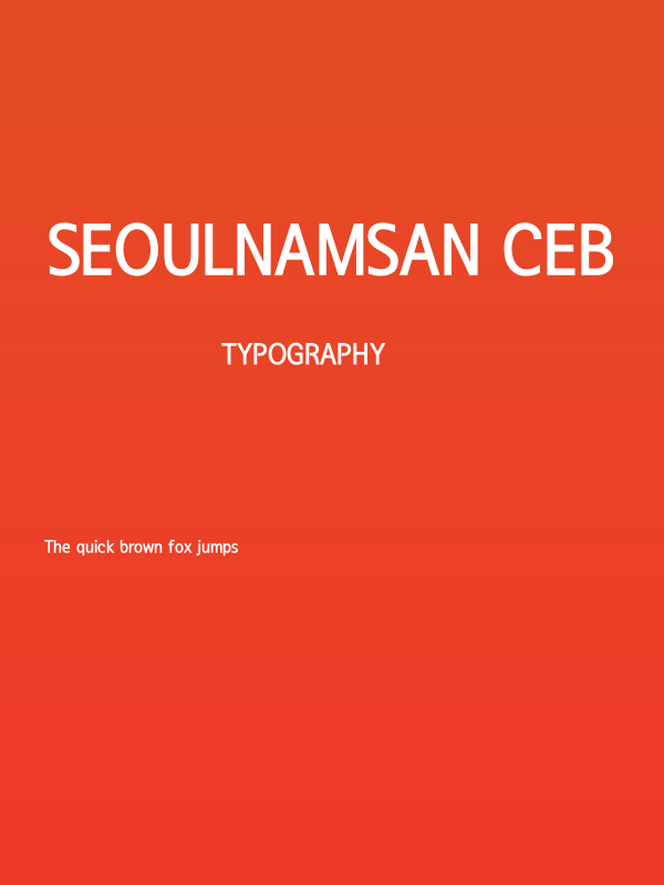 SeoulNamsan CEB Poster