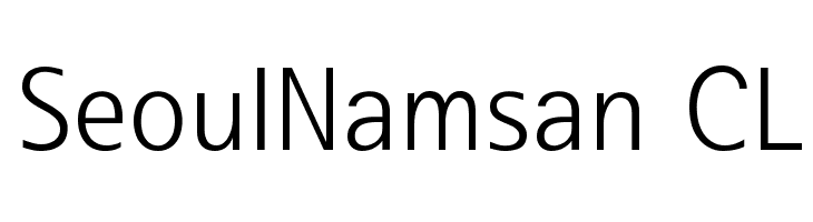 SeoulNamsan CL Font