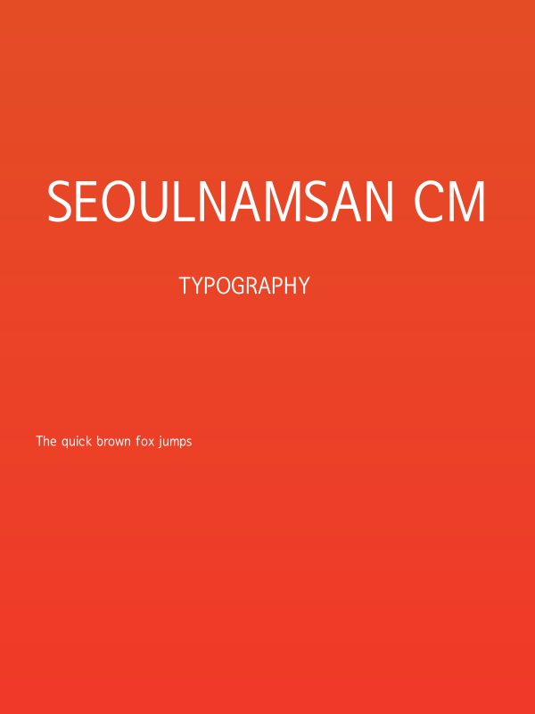 SeoulNamsan CM Poster