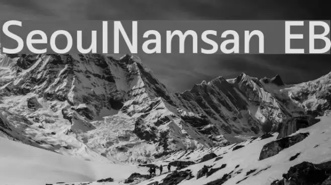 SeoulNamsan EB Font examples