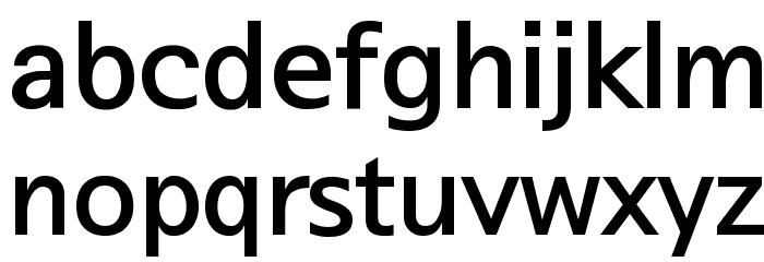 SeoulNamsan EB Font LOWERCASE