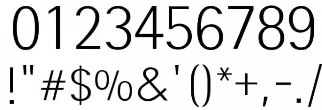 SeoulNamsan L Font OTHER CHARS