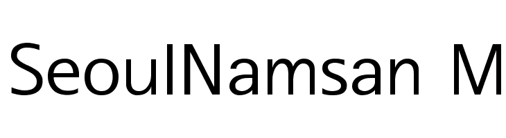 SeoulNamsan M Font