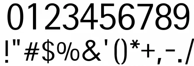 SeoulNamsan M Font OTHER CHARS