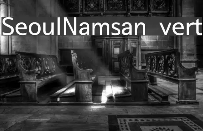 SeoulNamsan vert Font examples