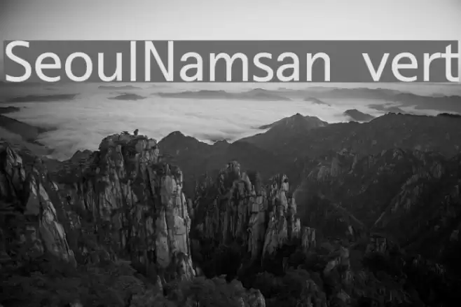 SeoulNamsan vert Font examples