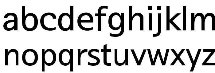 SeoulNamsan vert Font LOWERCASE