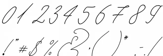 Seoulscript-Italic Font OTHER CHARS