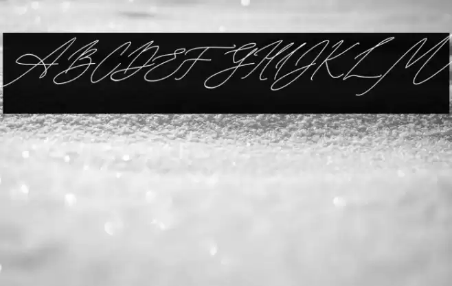 Seoulscript-Italic Font examples