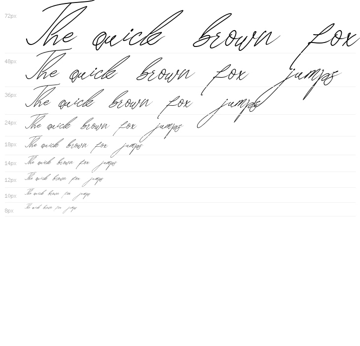 Seoulscript-Italic Waterfall