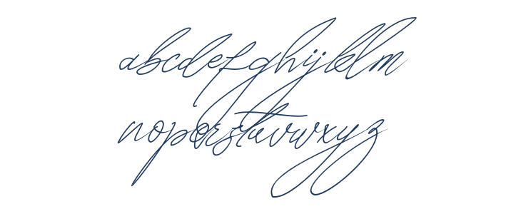 Seoulscript-Italic Lowercase